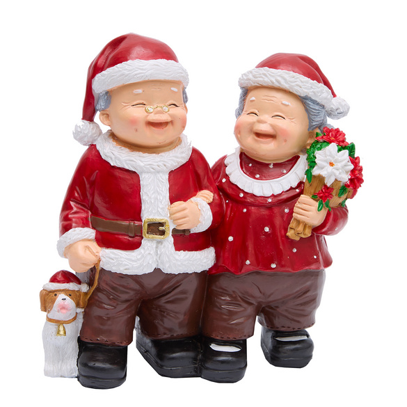 Figurine décorative Couple de Noël Gainsborough