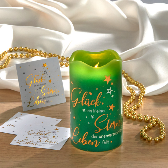 Bougie LED Bonne chance Eldo