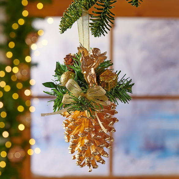 Décoration de Noël Pomme de pin Eldo