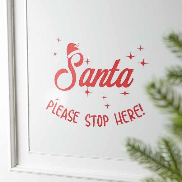 Sticker fenêtre Père Noël