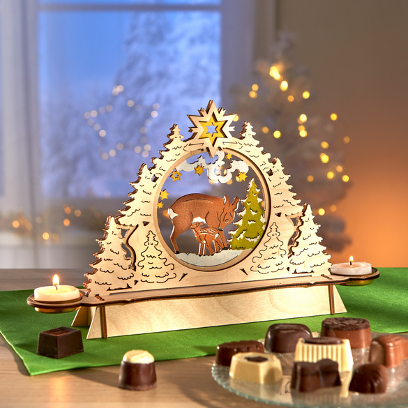 Arche de Noël avec chocolats