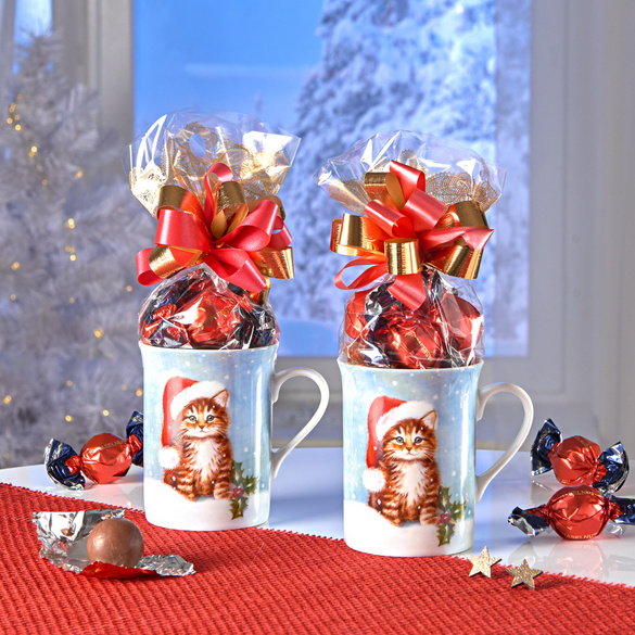 Mug "Chaton de Noël"