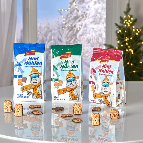 Lot de 3 paquets de minispéculoos aux épices