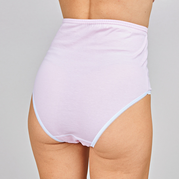 Lot de 4 slips, rose/blanc