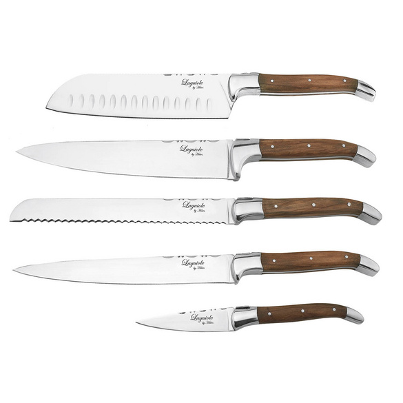 Set de couteaux Laguiole 5 pcs. avec bloc magnétique HAWS