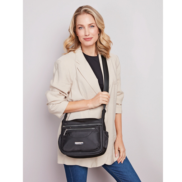 Sac à bandoulière "Lily" noir