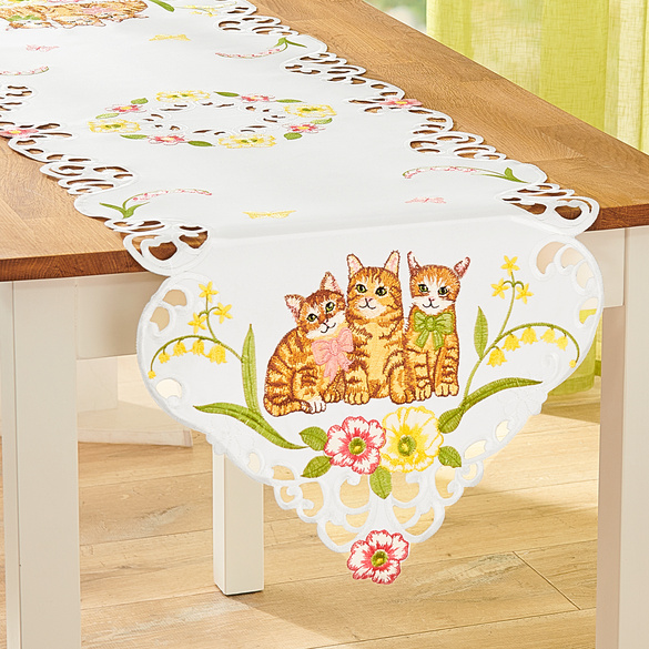Chemin de table "chaton"