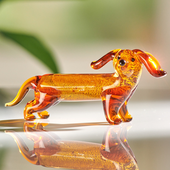 Miniature en verre "Teckel"