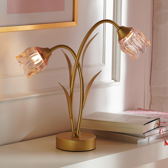 Lampe tactile "Fleurs"