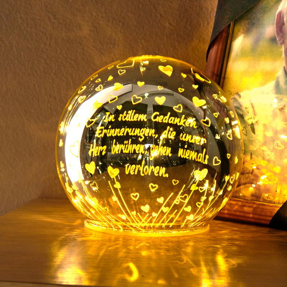 Boule LED "souvenir"