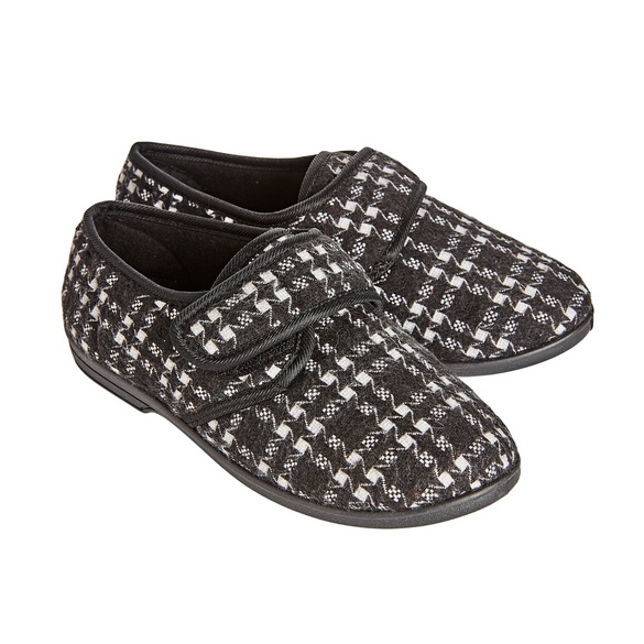 Chaussons, noir/blanc