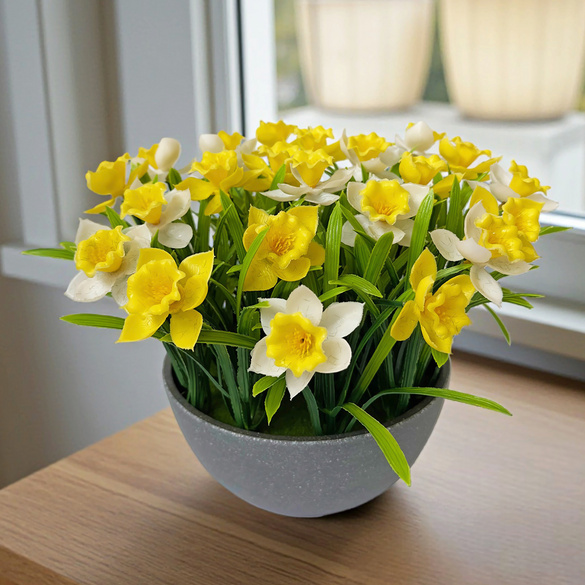 Narcisses en pot