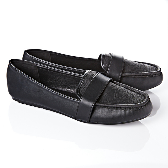 Moccasin Amelie noir Amélie di Santi