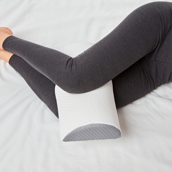 Oreiller pour jambes à mémoire de forme 2en1