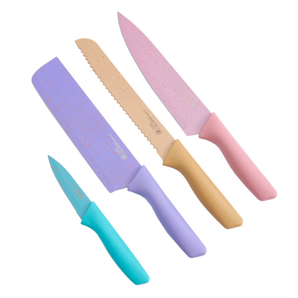 Set de 4 couteaux antiadhésifs