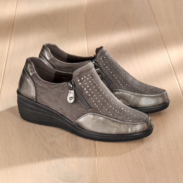 Chaussures confort, gris