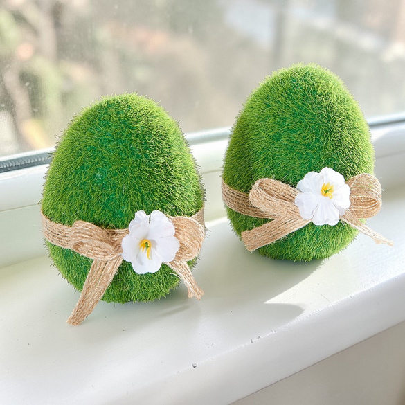 Œufs en mousse en céramique, lot de 2 Eldo