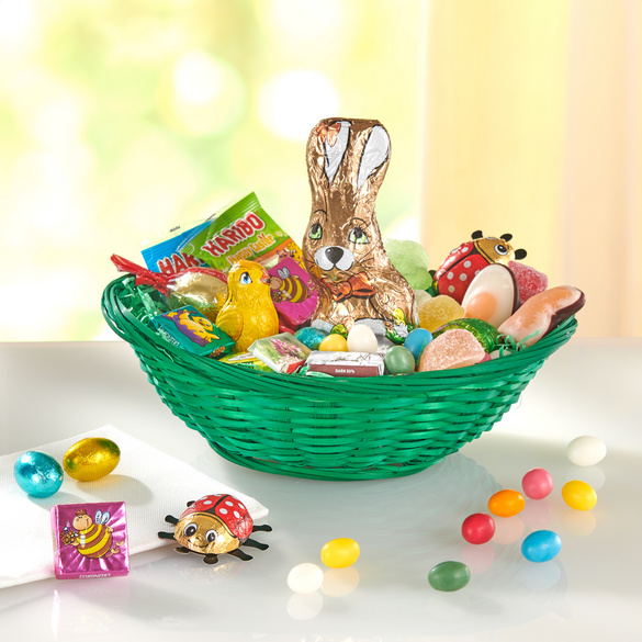 Corbeille de Pâques remplie