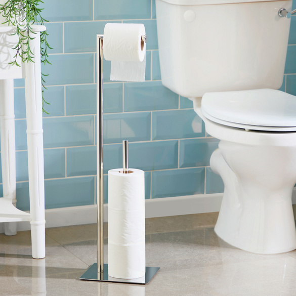 Support de papier toilette 2en1