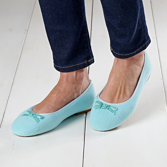 Ballerines, bleu clair