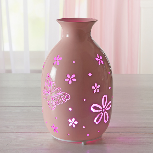 Vase en métal LED "Papillon"