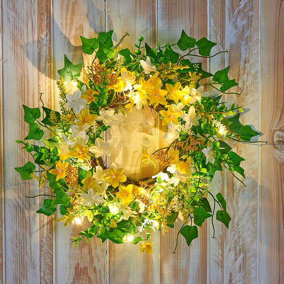 Couronne de marguerites à LED