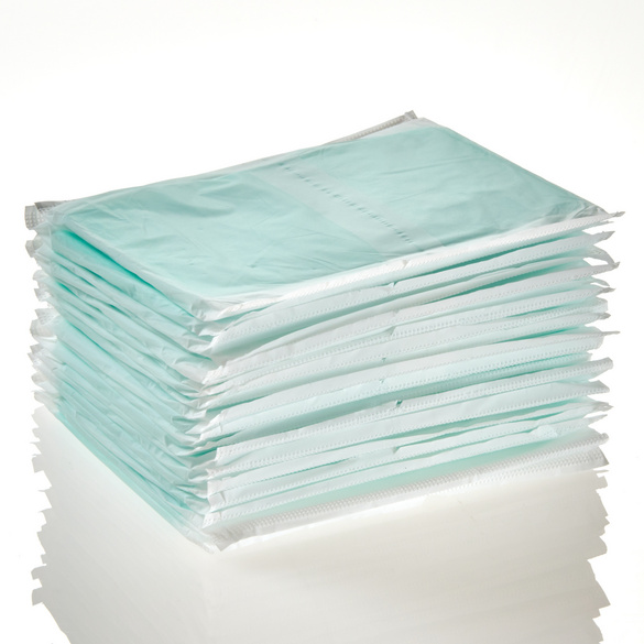 Lot de 20 bavoirs jetables bleu clair