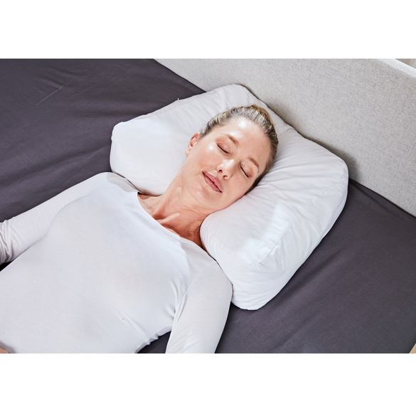 Coussin pour dormir sur le côté avec housse en coton