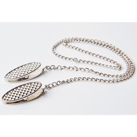 Chaîne de serviette argentée