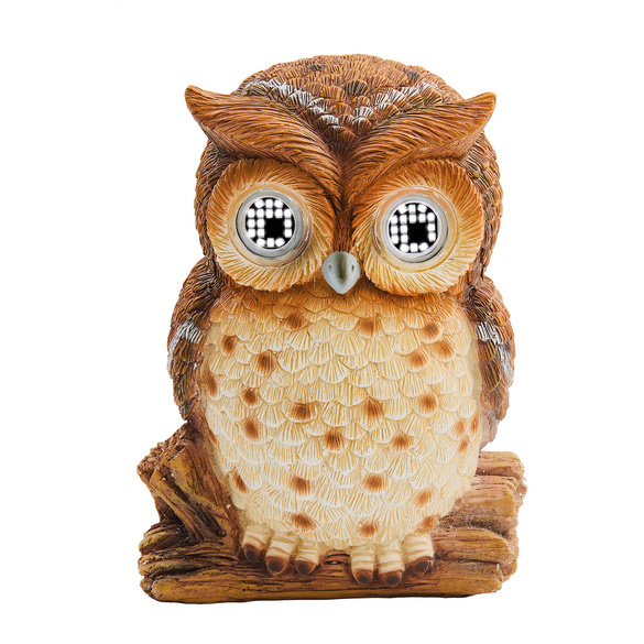 Figurine solaire Hibou