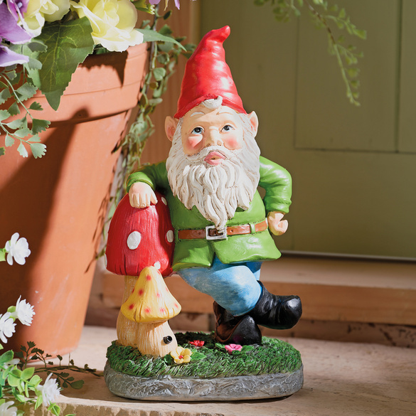 Détecteur de mouvement nain de jardin