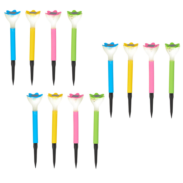 Piquets solaires “Fleurs” – lot de 6