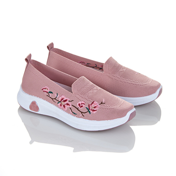 Mocassins "Ramages", rose