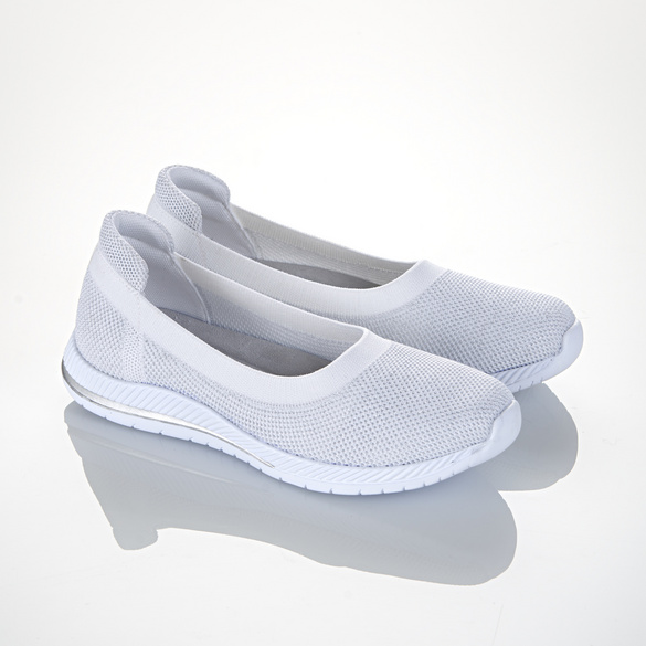 Ballerines "Sporty", blanc