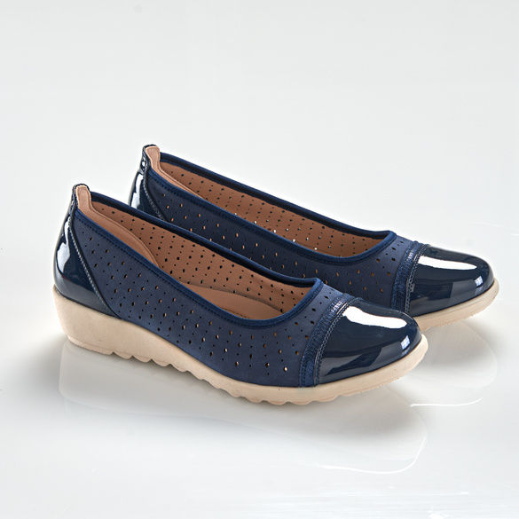 Chaussures confort "Hedwig", bleu marine