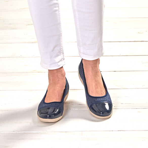 Chaussures confort "Hedwig", bleu marine