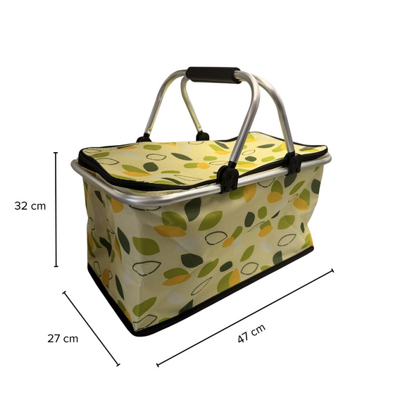 Panier pique-nique isotherme pliable