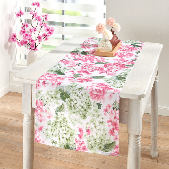 Chemin de table "Fleurs" 40 x 140 cm