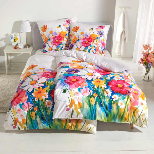 Linge de lit « Blütenrausch » – 2 pièces
