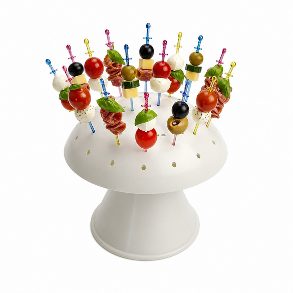 Plateau de service "champignon de fête"