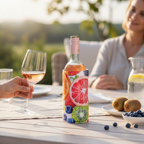 Rafraîchisseur de vin décor fruits