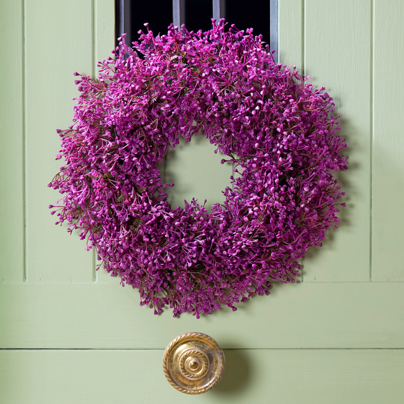 Couronne de gypsophile