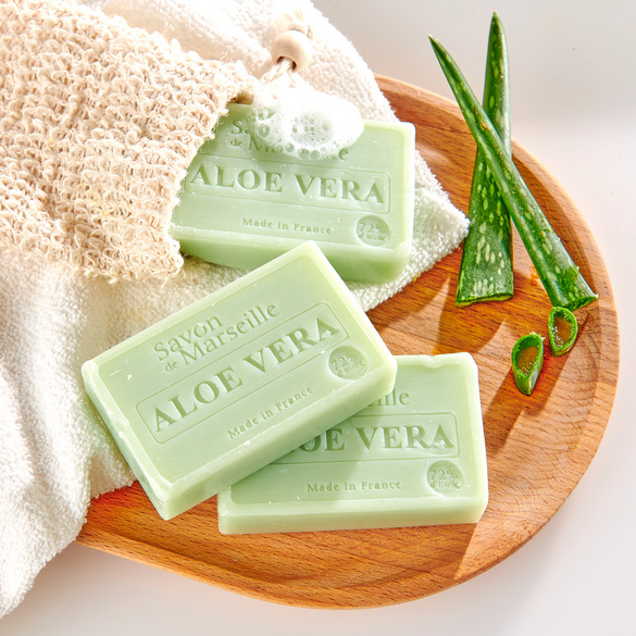 Savon à l'aloe vera, lot de 3