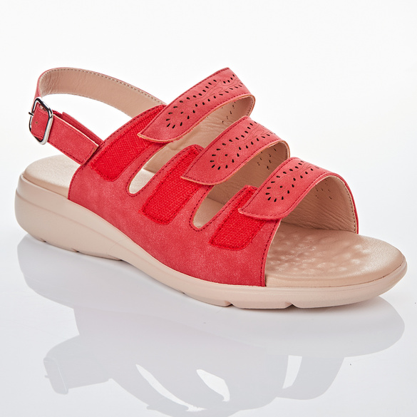 Sandales "Andrea", rouge
