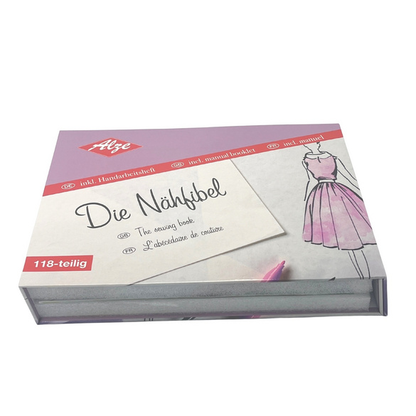 Kit de couture avec cahier de travaux manuels "Guide de couture" 118 pcs.