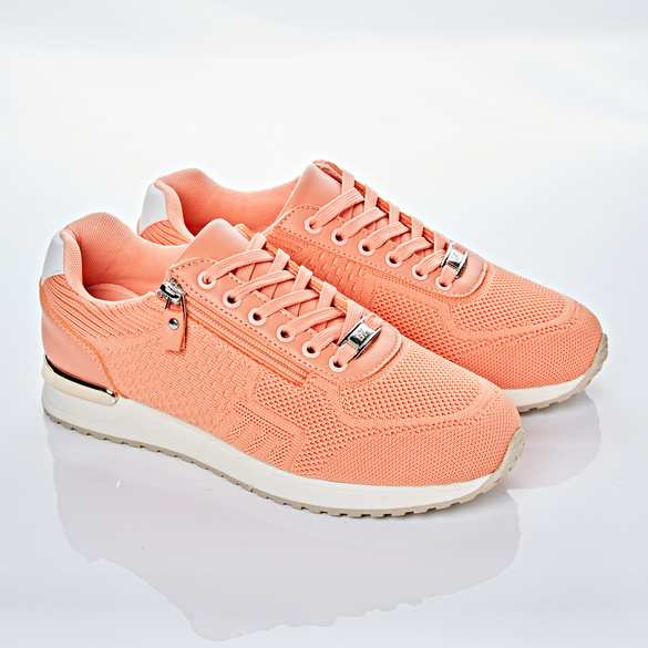 Sneakers "Marla", corail Amélie di Santi