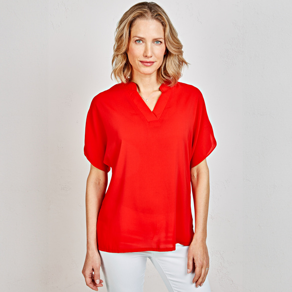 Blouse "Sabine" Amélie di Santi, orange