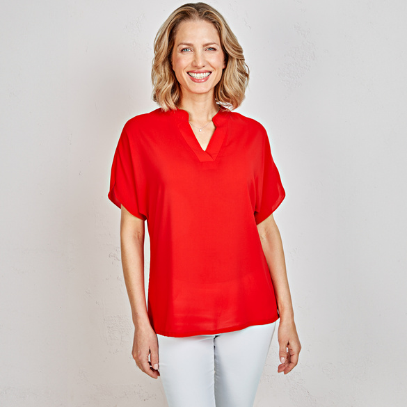 Blouse "Sabine" Amélie di Santi, orange