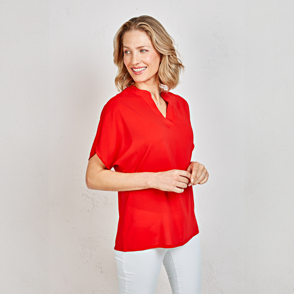 Blouse "Sabine" Amélie di Santi, orange