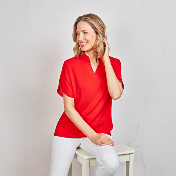 Blouse "Sabine" Amélie di Santi, orange